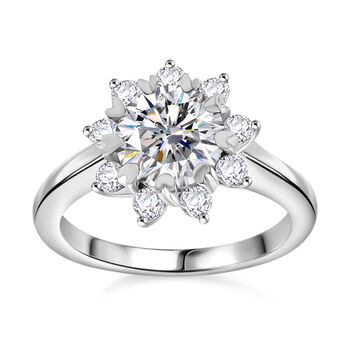 J Francis gefertigt mit SWAROVSKI- Swarovski Zirkonia Ring