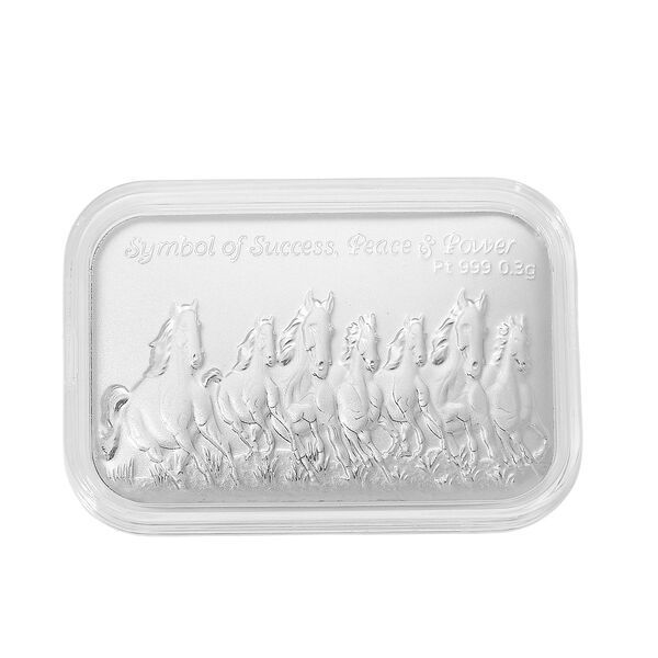 999 Platin Barren, Pferde 300mg