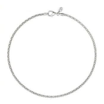 LA BELLA feinstes Coryana-Kette, 925 Silber, ca. 50 cm ca. 7,08g
