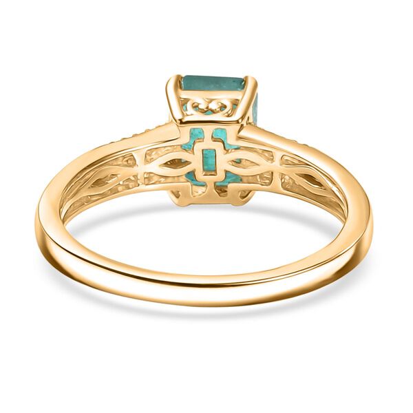 AAA Kagem sambischer Smaragd und Diamant Ring in 585 Gold - 1,79 ct. image number 5