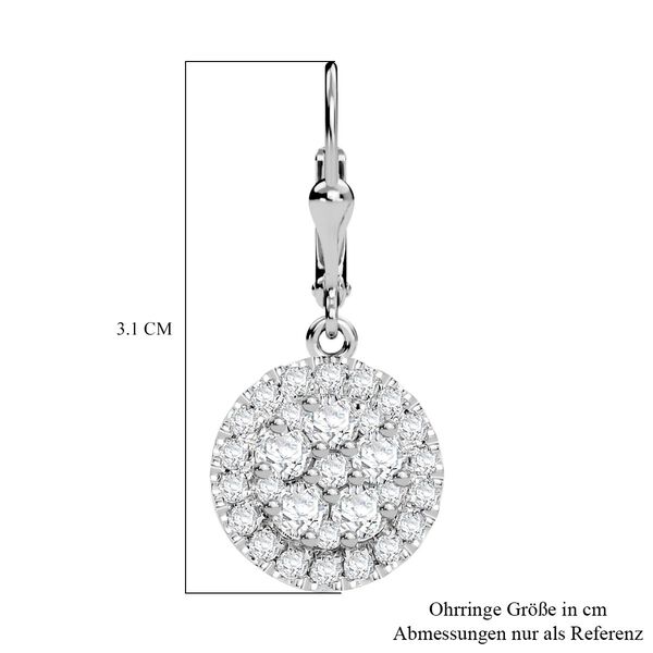 J Francis gefertigt mit SWAROVSKI- Swarovski Zirkonia Ohrringe image number 6