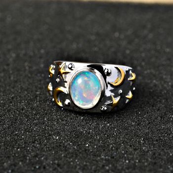 Nat&uuml;rlicher, &auml;thiopischer Welo Opal-Ring - 1,17 ct.