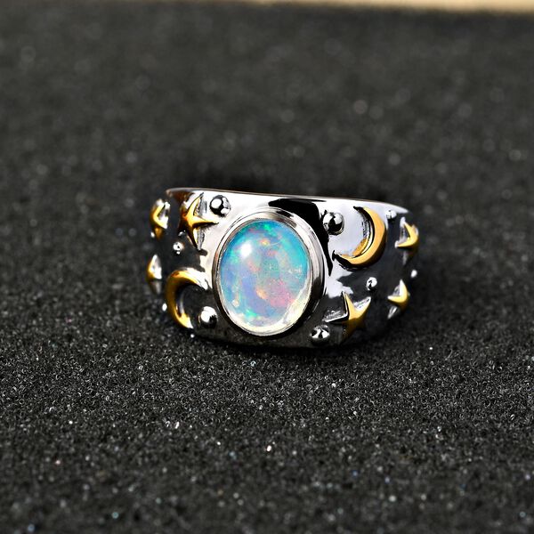 Nat&uuml;rlicher, &auml;thiopischer Welo Opal-Ring - 1,17 ct. image number 3