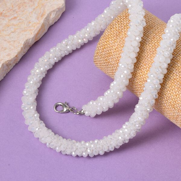 Kristall Halskette ca. 50 cm image number 2