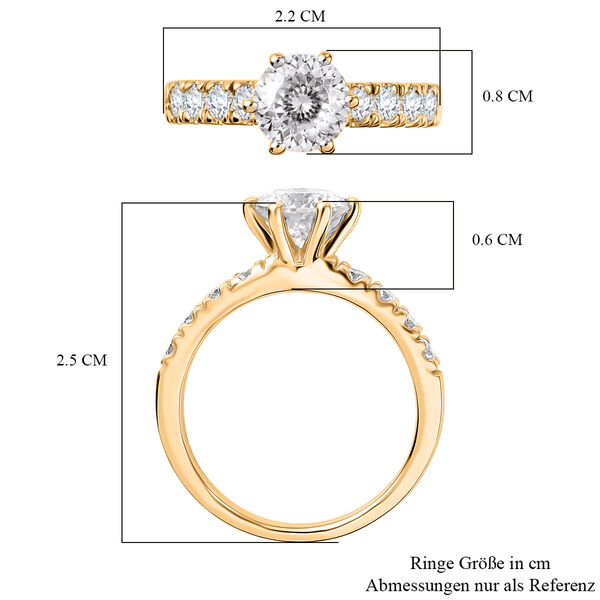 D'Joy Moissanit Ring, 925 Silber in Golton - 1,67 ct. image number 7