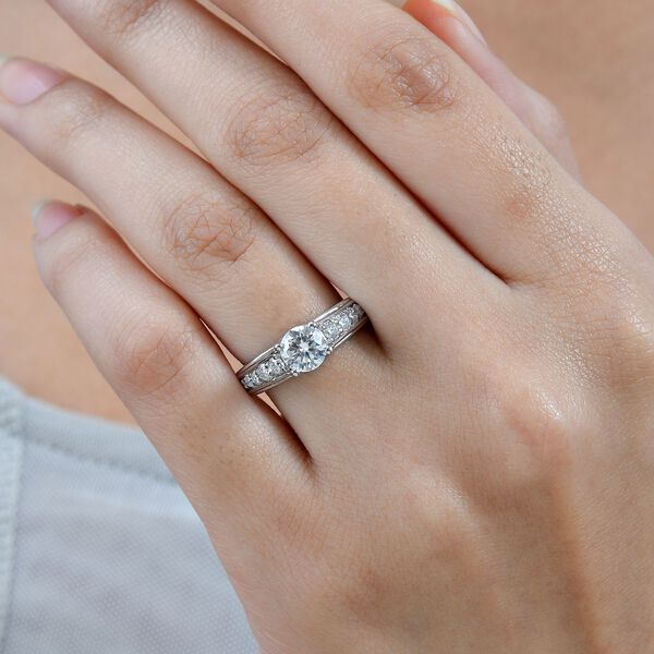 Moissanit Ring - 1,20 ct. image number 3