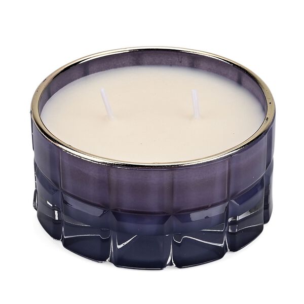 Duftkerze im Glas mit Deckel, Luxusglas-Design, Lavendel und Jasmin, Flieder image number 4