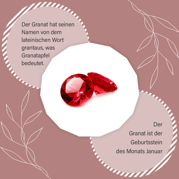 Infinity Mosambik Granat Inside-Out-Creolen image number 6