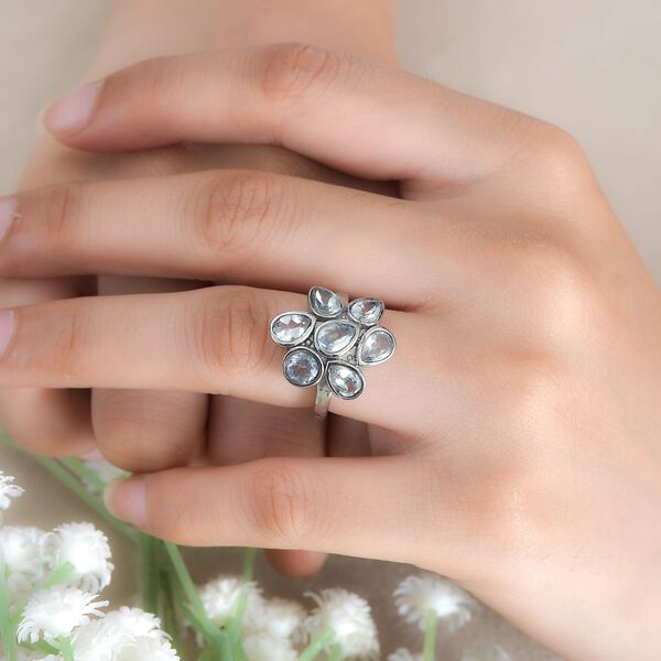 Himmelblauer Topas-Ring - 3,49 ct. image number 3