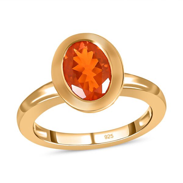 Crimson Feueropal Ring - 1,28 ct. image number 4