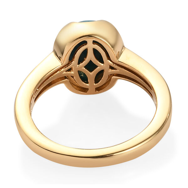 Opalina Solit&auml;r-Ring, 925 Silber vergoldet  ca. 2,11 ct image number 6