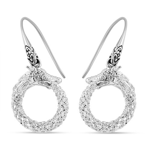 Royal Bali Kollektion - Drachen Ohrringe in 925 Silber image number 0
