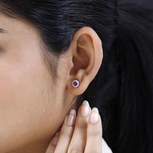 AA Mashamba Amethyst Ohrringe - 0,94 ct. image number 3