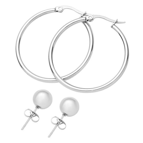EVER TRUE zeitloses 15-teiliges Schmuckset, Edelstahl image number 7