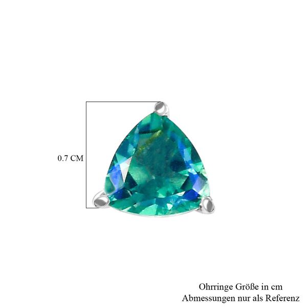 Pfau Triplett Quarz-Ohrringe, 925 Silber platiniert ca. 1,58 ct image number 5