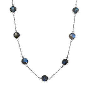 Labradorit 50cm Halskette - 22,55 ct.