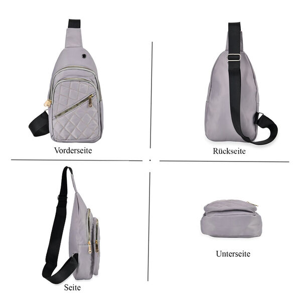 Brusttasche, RFID Schutz, schwarz image number 5