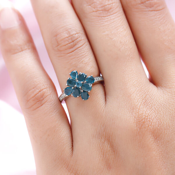 AAA Grandidierit-Ring, 925 Silber platiniert  ca. 1,45 ct image number 3