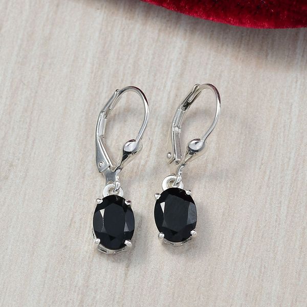 Schwarze Turmalin-Ohrh&auml;nger image number 2