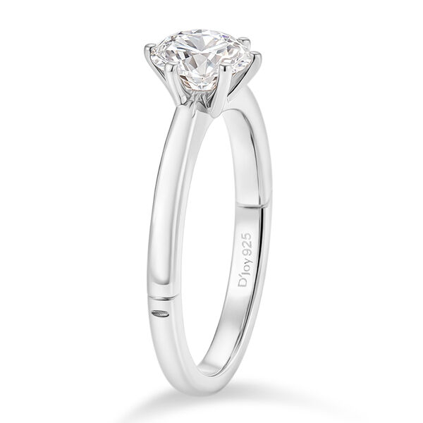 D'Joy Moissanit Ring, 925 Silber platiniert - 0,99 ct. image number 4