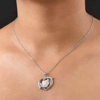 D&rsquo;joy AA Natrolith Anh&auml;nger 925 Silber rhodiniert ca. 3.56 ct