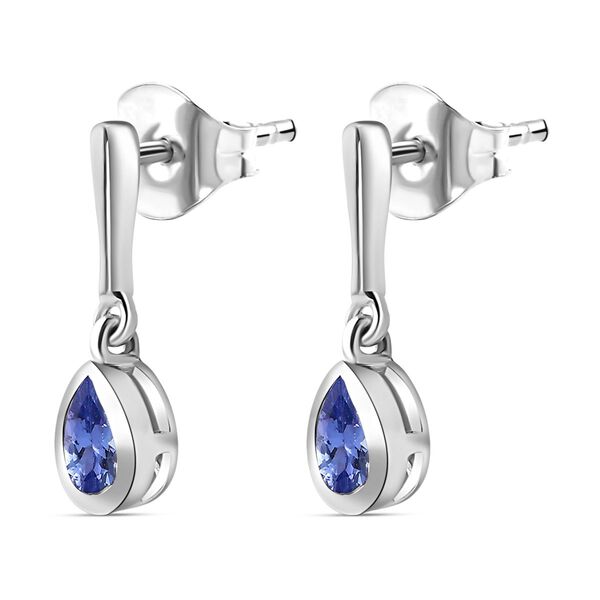 Tansanit Ohrringe - 0,61 ct. image number 4
