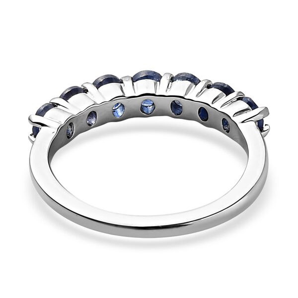 Masoala Saphir-Ring, (Fissure gef&uuml;llt), 925 Silber platiniert image number 6