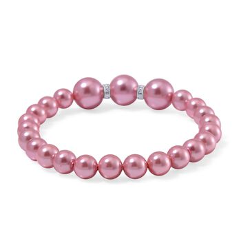 Rosa Muschelkernperle Schmuckset