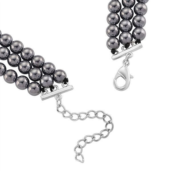 Gr&uuml;ner Kristall, Terahertz Halskette, ca. 43 cm mit 5 cm extender image number 4