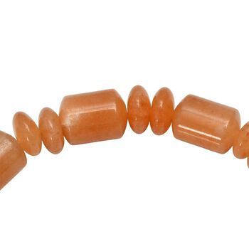 Flexibles rotes Aventurin Armband - 120 ct.