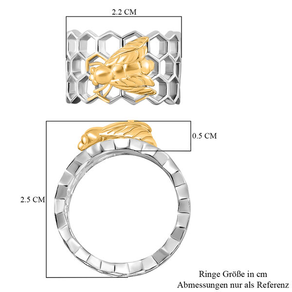Zweifarbiger Bienenstock-Ring image number 7