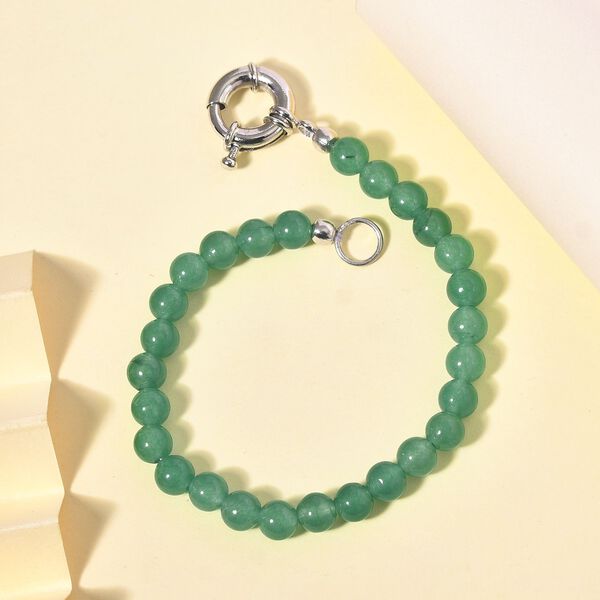 Gr&uuml;nes Quarz-Armband, 19 cm - 50 ct. image number 2