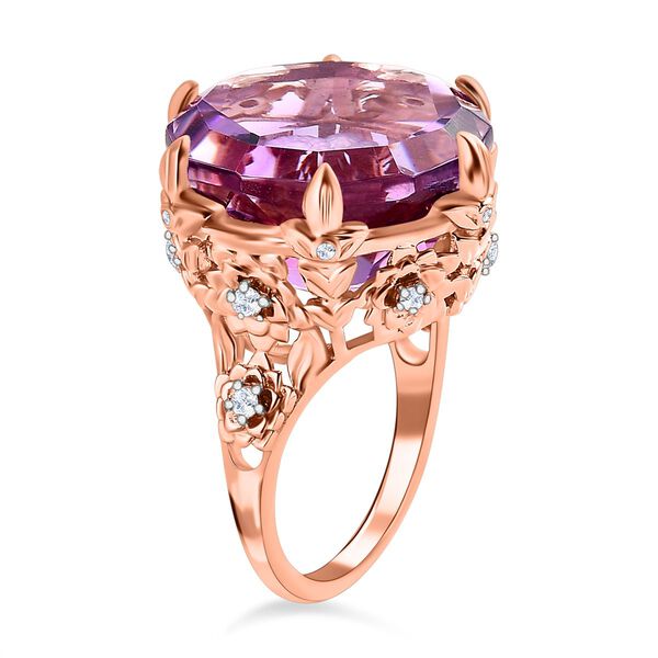 GP Italian Garden Kollektion- Rose De France Amethyst, Zirkon und blauer Saphir-Ring - 22,57 ct. image number 5