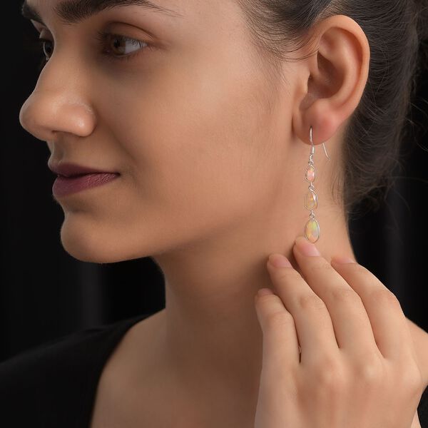 Nat&uuml;rliche, &auml;thiopische Welo Opal-Ohrringe - 2,64 ct. image number 3