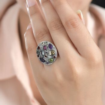 Multi-Edelstein Ring - 2,84 ct.