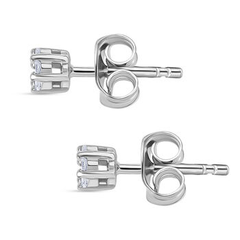 D'Joy wei&szlig;e Diamant Ohrringe - 0,14 ct.