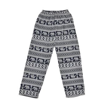 Gewebte Viskosehose, L&auml;nge 103/ H&uuml;fte 66/ Taille 56cm, Dunkelblau