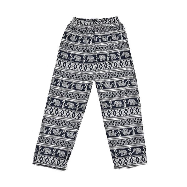 Gewebte Viskosehose, L&auml;nge 103/ H&uuml;fte 66/ Taille 56cm, Dunkelblau