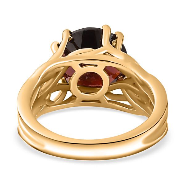 Roter Granat Ring Messing (Größe 19.00) ca. 3,90 ct image number 6