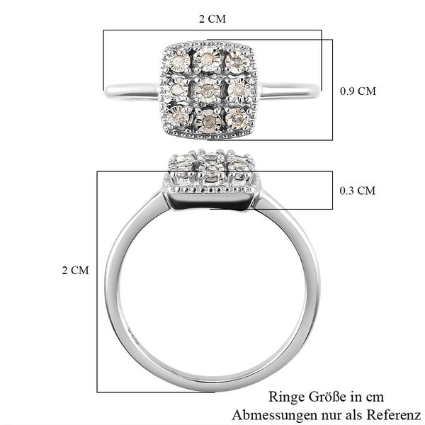 Wei&szlig;er Diamant-Ring image number 7