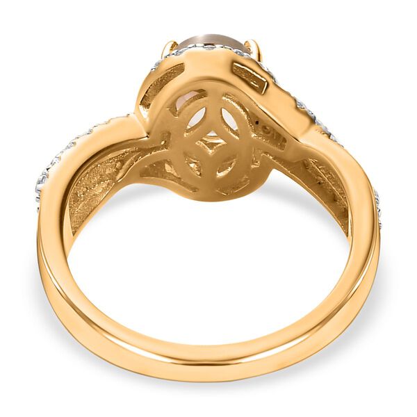 AAA Turkizit und Zirkon-Ring - 1,81 ct. image number 6