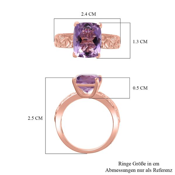 AA Rose De France Amethyst Ring - 4,18 ct. image number 7