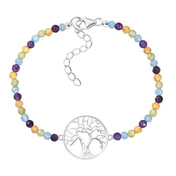 Multi-Edelstein Armband, 16,5 cm - 18.20 ct.