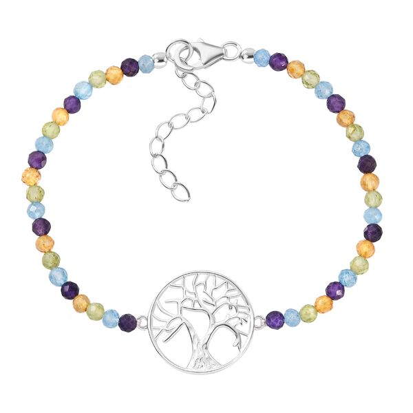 Multi-Edelstein Armband, 16,5 cm - 18.20 ct.