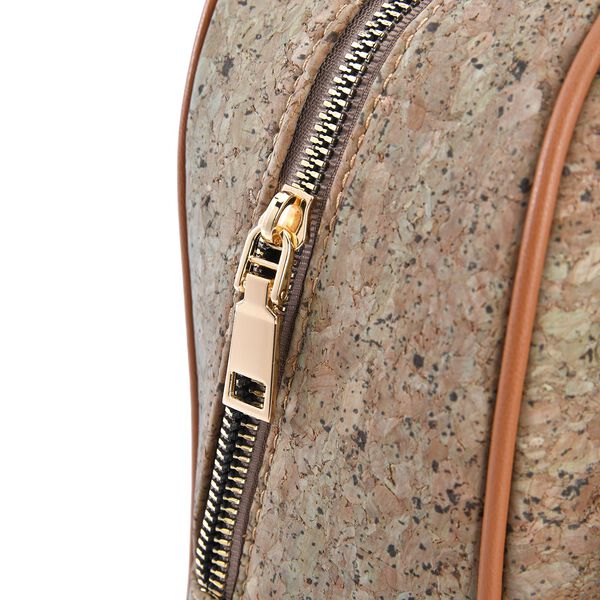 Praktischer Rucksack mit Kunstleder-Griffen, Braun image number 6