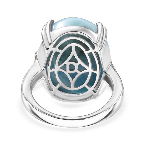 D'Joy Larimar und Zirkon Ring - 18,43 ct. image number 5