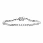 LUXURIANT DIAMOND - Lab Grown Diamant SI-GH SGL zertifiziert Armband ca. 19 cm 925 Silber rhodiniert ca. 2.00 ct