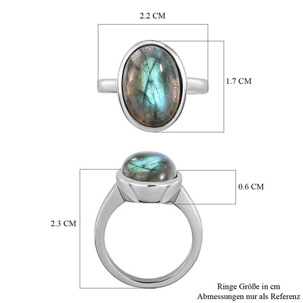 Labradorit Ring  (Gr&ouml;&szlig;e 16.00) ca. 7,08 ct image number 7