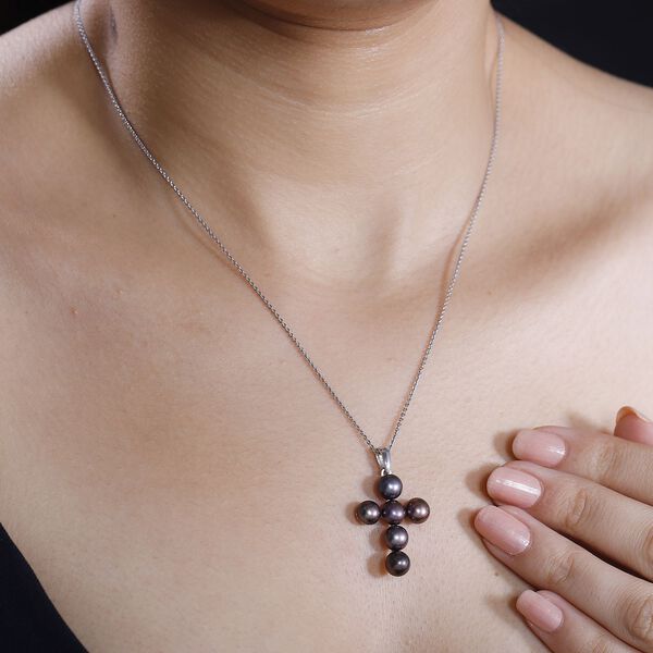 Pfau S&uuml;&szlig;wasserperlen-Anh&auml;nger - 9,02 ct. image number 5