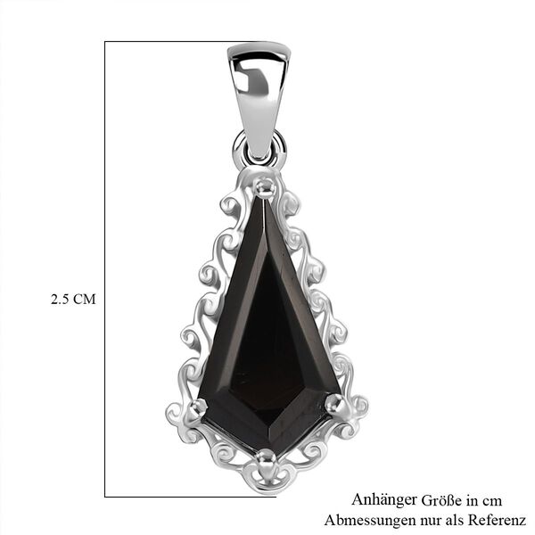 D'Joy Elite Shungit Anhänger 925 Silber rhodiniert ca. 1.75 ct image number 6